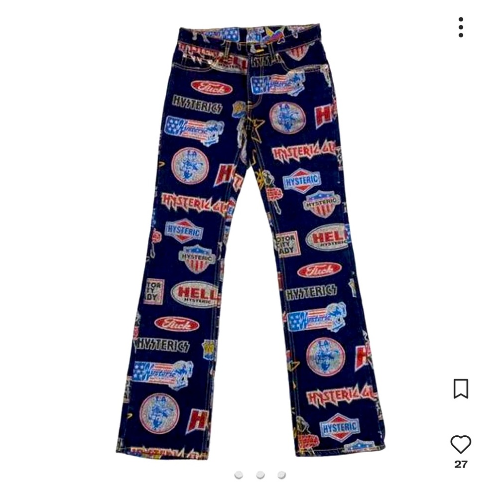 Vintage Hysteric Glamour Patchwork Jeans
